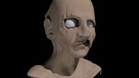 Zombie Head Tutorial 360