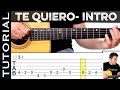 Como tocar la INTRO de TE QUIERO de HOMBRES G