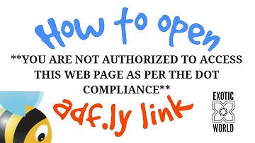 How to Open adf.ly links instantly | Adf.ly link error [SOLVED]
