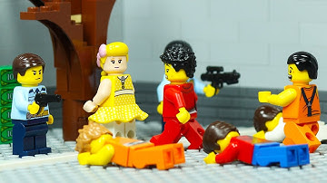Lego Squid Game Red Light Green Light - Robbery Attack Fail