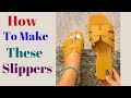 Crafting Female Fashionable Yellow Slippers