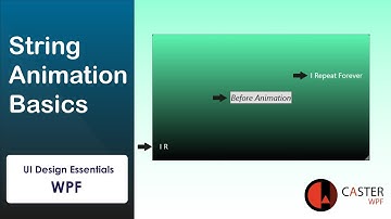 WPF Animation Basics - String Animation