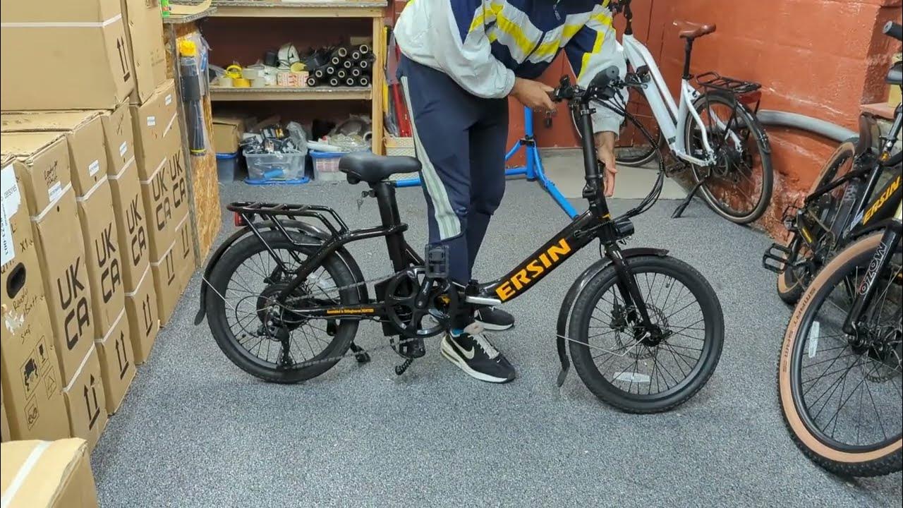 Folding Ersin Fold ebike unrestrictedbikes.ltd YouTube