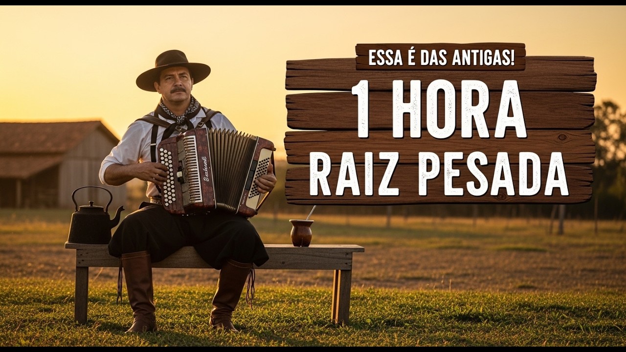1 HORA DE MÚSICA GAÚCHA RAIZ PESADA 🎶 PRA TOMAR CHIMARRÃO E TRABALHAR