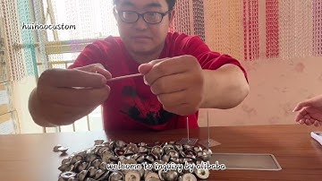 self locking metal dome cap washers