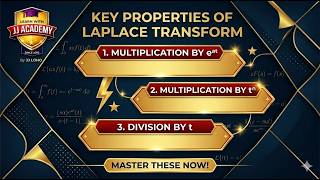 PROPERTIES OF LAPLACE TRANSFORM [ ENGINEERING MATH]