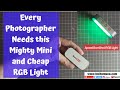 Best cheap RGB video light that every photographer needs? Apexel Bomshot Review