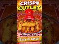 Crispy Aloo Cutlet Recipe||Easy&Tasty#cutlet #eveningsnacks #youtubeshorts #shorts