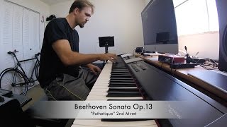 Beethoven Sonata Pathetique 2nd Mvmt - Clyde Piano