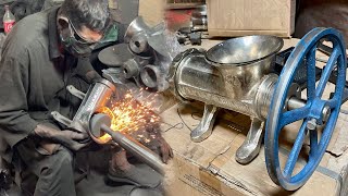 Manufacturing Meat Grinder inside the Factory | How to make Meat Grinder Sharp Blade