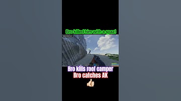Rust roof camper 💀😂 #rust  #rustconsole #roofcamper #ak #gamingclips #rustps5 #online #ps5 #pvp #no