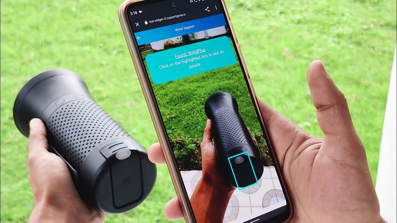 AR Genie app by SupportGenie using object detection and image