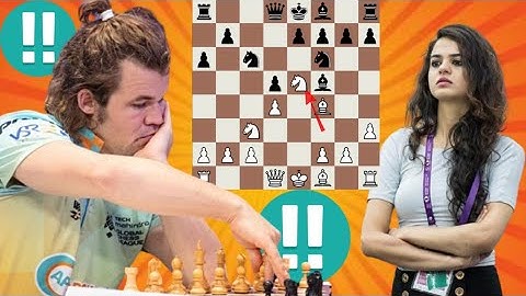 True chess game 211 Tania Sachdev vs Magnus Carlsen