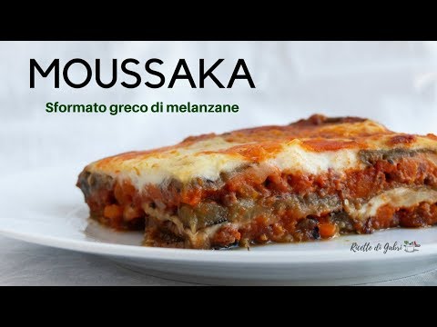 Video: Moussaka Con Melanzane In Greco