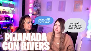 Rivers Y Arigameplays Hacen Pijamada Directo Completo