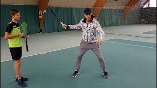 Tennis Lesson: FIXING RAGGED FOREHAND / FOOT WORK