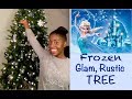 DECORATE WITH ME! | FROZEN GLAM CHRISTMAS TREE