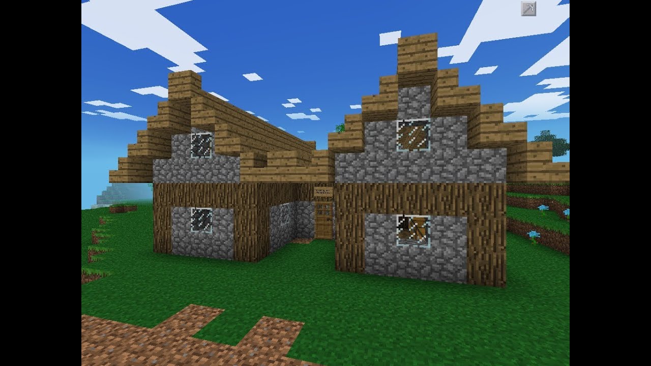 Minecraft PE: Big Storage House/Shed + Download - YouTube