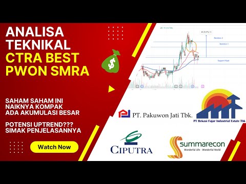 SAHAM CTRA BEST PWON SMRA | ANALISA SAHAM HARI INI #analisasaham #hargawajar #analisateknikal