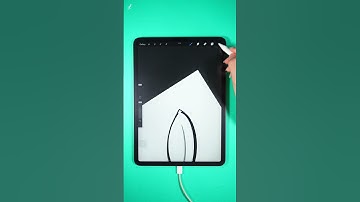 Super Easy Way! How To Create A Leaf Brush in Procreate!🤞 #shorts #procreate