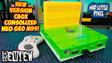 The New Version CBOX! Consolized Neo Geo MVS Arcade With USB Controller Ports REVIEW!
