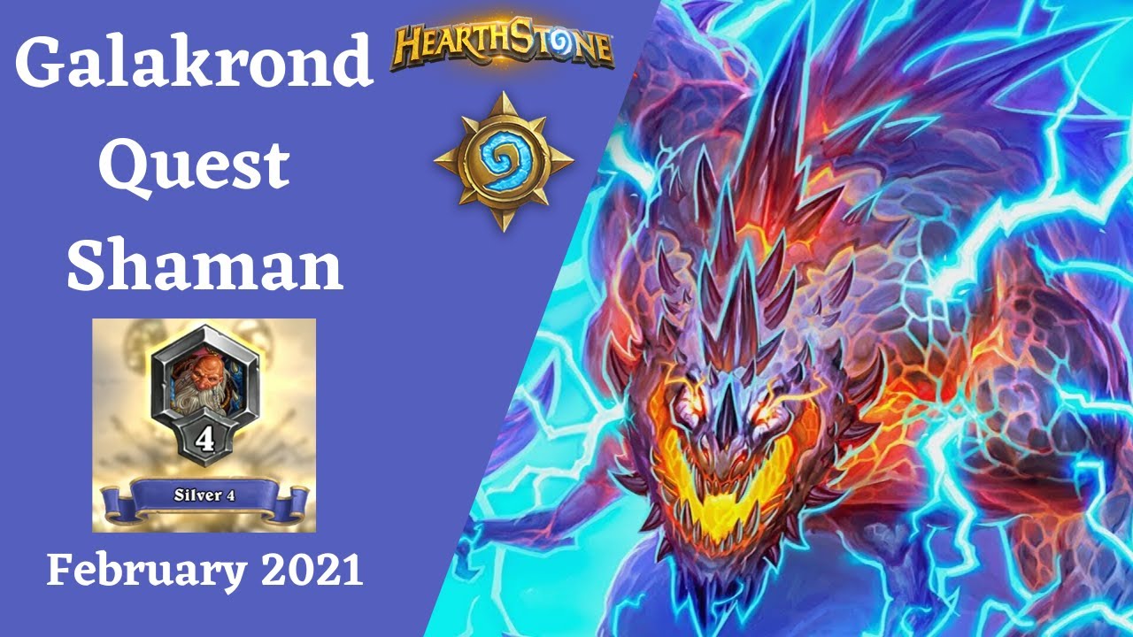 Galakrond Quest Shaman vs Priest February 2021 Hearthstone YouTube