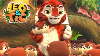 Leo and Tig 🦁 Little Feat - Episode 16 🐯 Funny Family Good Animated Cartoon for Kids