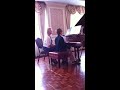 Teddy's piano recital
