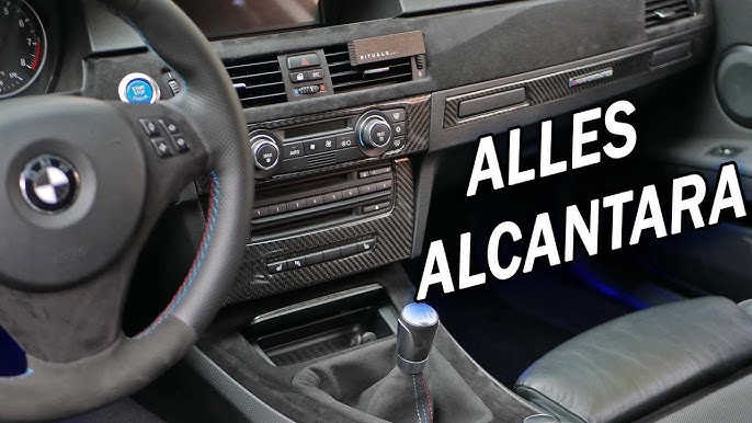 Alcantara blauw interieur wrap 