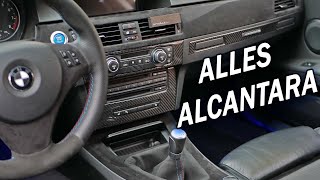 BMW 3er E90 E91 Interieurleisten Dekorblenden Alcantara : Biete