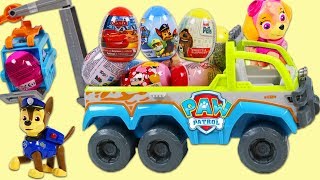 Paw Patrol Pups Go On Surprise Toys Easter Egg Hunt!