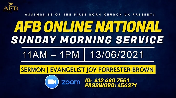AFB Sunday Morning National Service | Sermon | Eva...