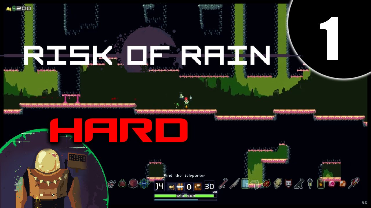 RISK OF RAIN Hard Monsoon - Commando - Walkthrough Gameplay [1/3] - YouTube