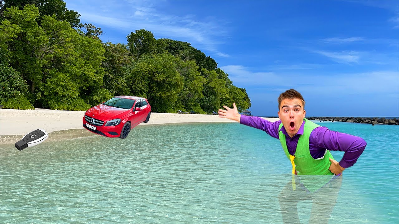 Mr. Joe is Swimming in Ocean in Maldives & Found Car Keys to Mercedes Benz 13+