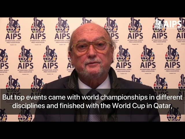 AIPS President Gianni Merlo’s New Year message: “Sports can do more to fight for peace and freedom” class=