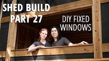 Building Modern & Affordable DIY Fixed Windows: Easy How-To