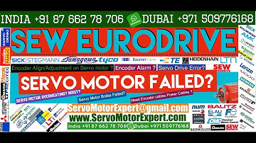 SEW Eurodrive CNC Milling Servo Motor, How do you test a servo motor? Motor Produces Smoke Stegmann