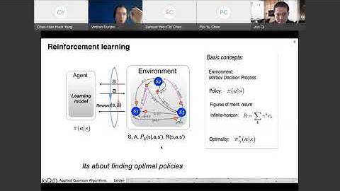 IJCAI 21 Tutorial (Prof. Vedran Dunjko) Quantum Methods for Reinforcement Learning,