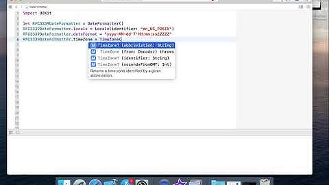 DateFormatter in Swift