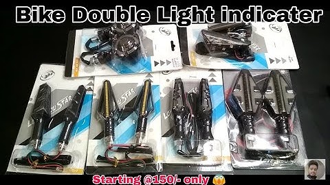 Different type of turning indicators for all bikes || installation || review || #shekhawatmodifiers