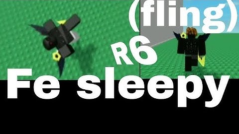 Roblox Fe Script Showcase |Fe sleepy (fling)| Fluxus and Hydrogen