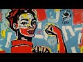 Jeanmichel basquiat slideshow for 4k utv ai images and classical music