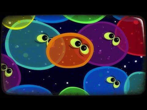 Суровый ЛИЗУН ГЛАЗАСТИК в лаборатории! Игра Tales from Space About a Blob с ПАПУЛЕЙ
