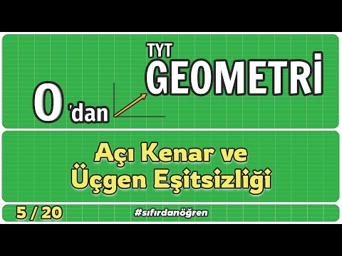 Açı Kenar ve Üçgen Eşitsizliği | 0 Dan TYT Geometri Kampı | 5/20 | Geometri