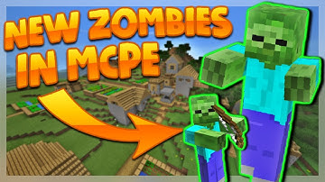 8 NEW ZOMBIES IN Minecraft PE 1.0! MCPE ADDON + DOWNLOAD ( Minecraft - Pocket Edition )