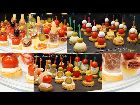 CANAPES FRÍOS PARA NAVIDAD | CANAPÉS RÁPIDOS DE PREPARAR CON INGREDIENTES FÁCILES