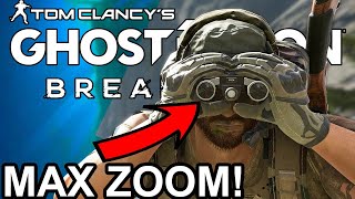 Ghost Recon Breakpoint: How To MAX ZOOM The Binoculars To Incredible Levels!