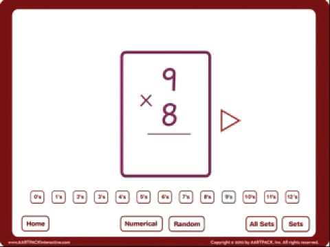 Multiplication Flash Cards YouTube