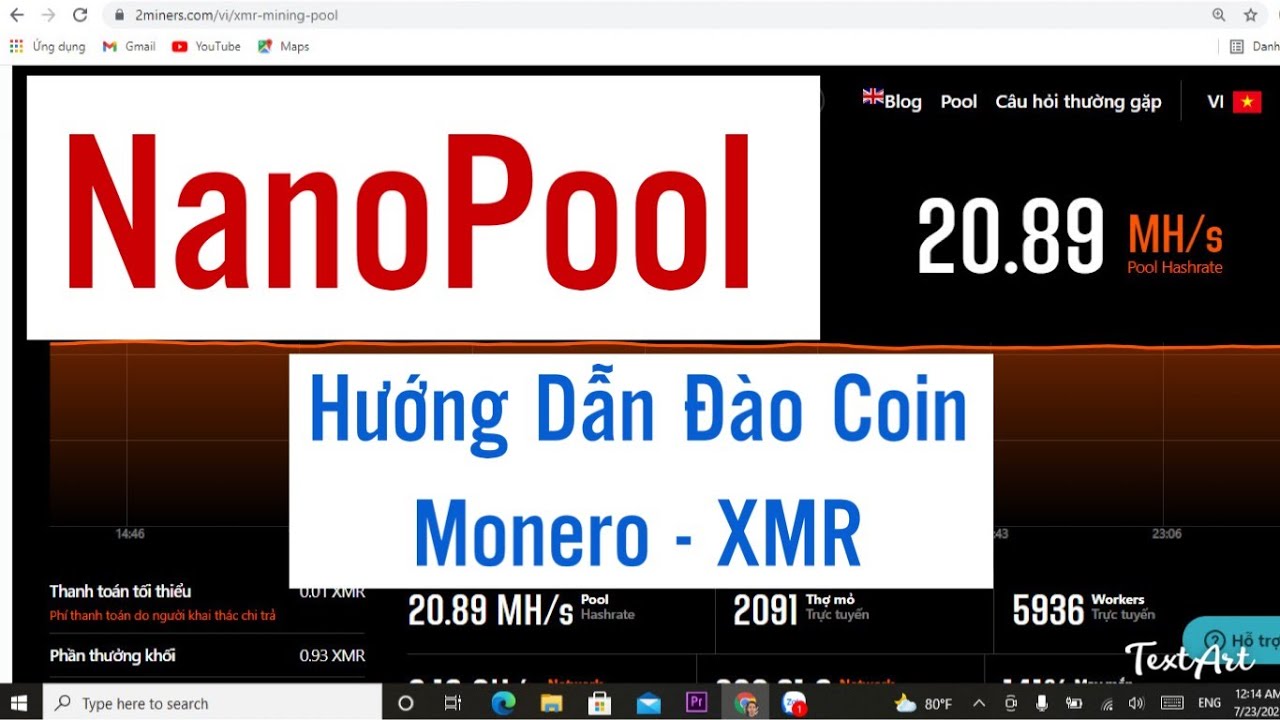 monero 코인 2022 New Hướng Dẫn Đào Monero (XMR) Bằng CPU - NanoPool