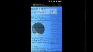 Meteor Shower Calendar App for Android screenshot 2